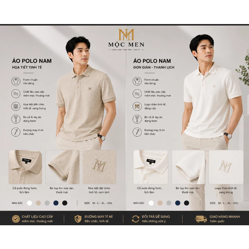 Áo polo nam cao cấp