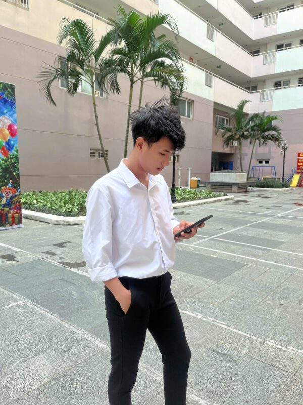 ao so mi trang